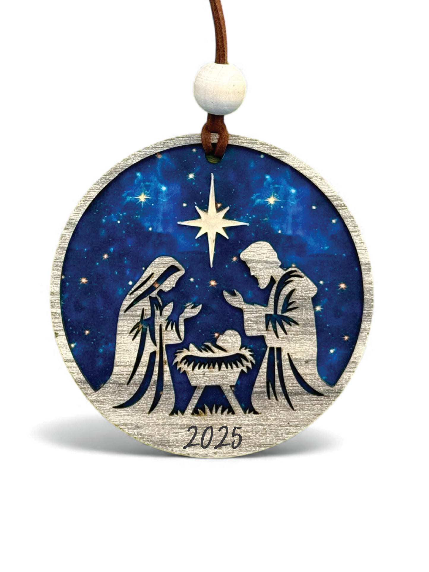 Nighttime Nativity Ornament