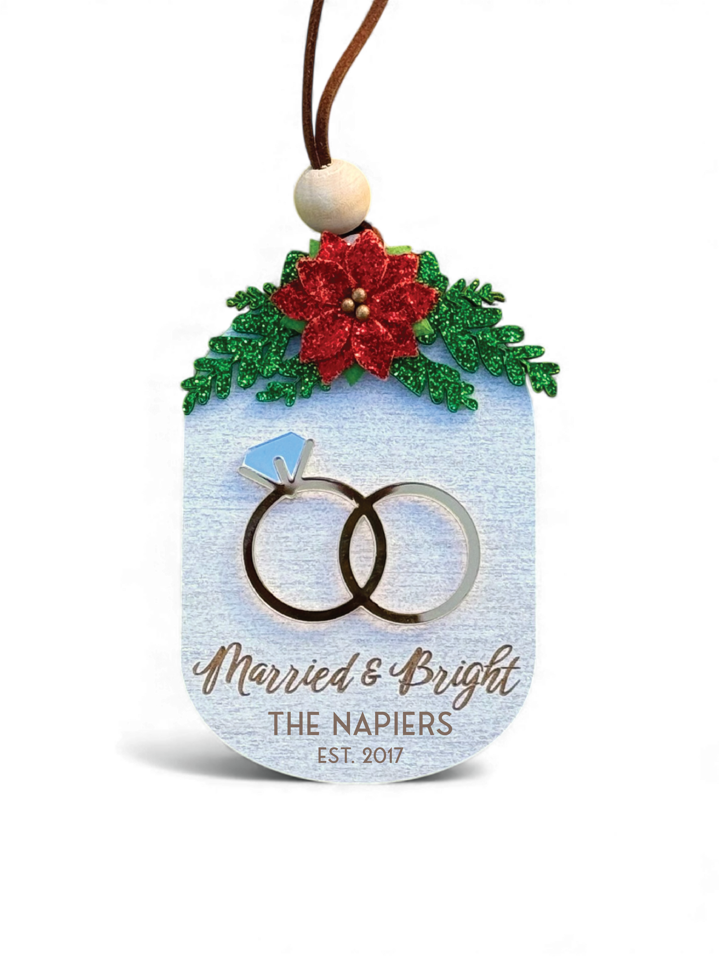 Married & Bright Ornament