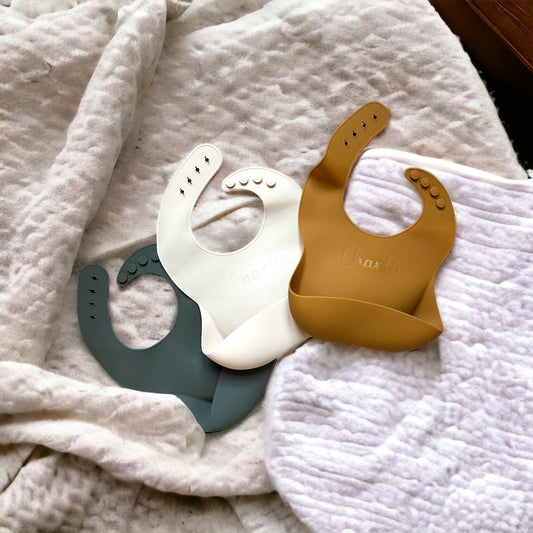 Silicone Engraved Baby Bib