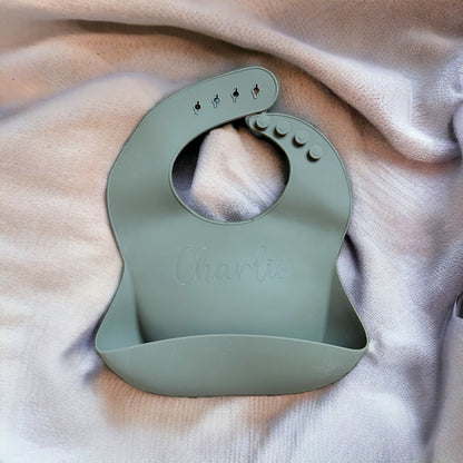 Silicone Engraved Baby Bib