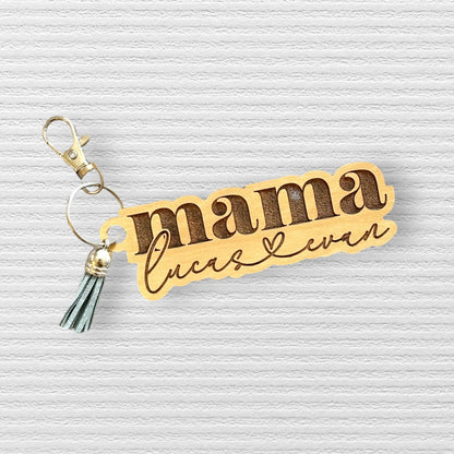 Mama Tassel Keychain