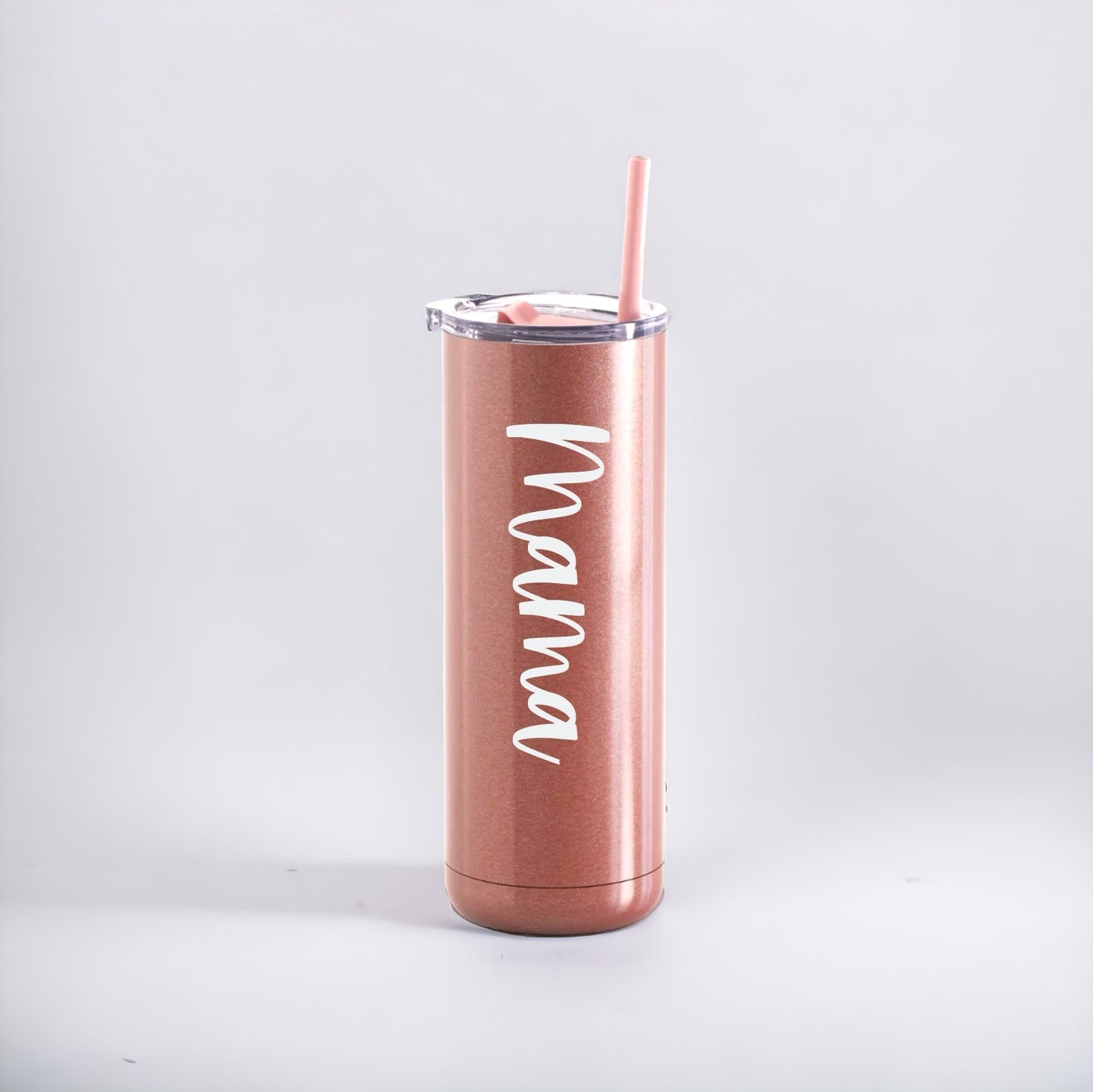 Dusty Rose Skinny Tumbler (Personalized)