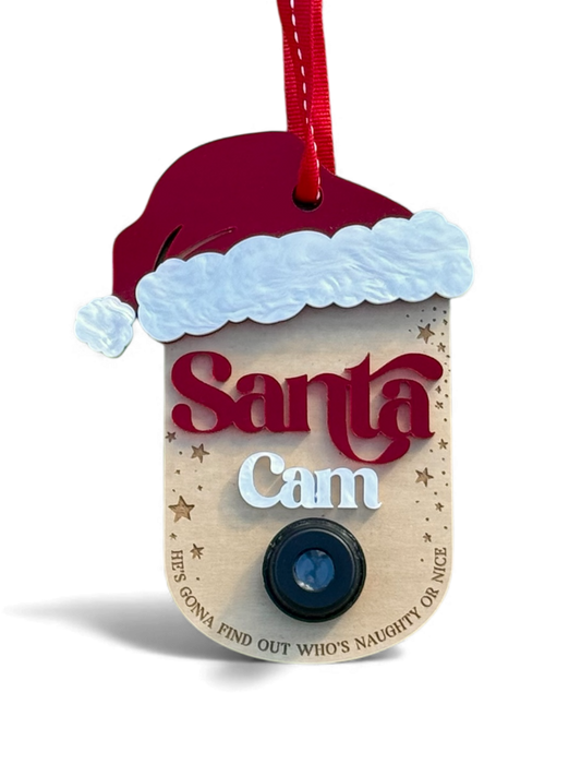 Santa Cam Ornament